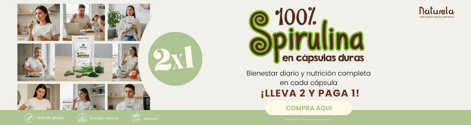 2x1 en Spirulina en Cápsulas