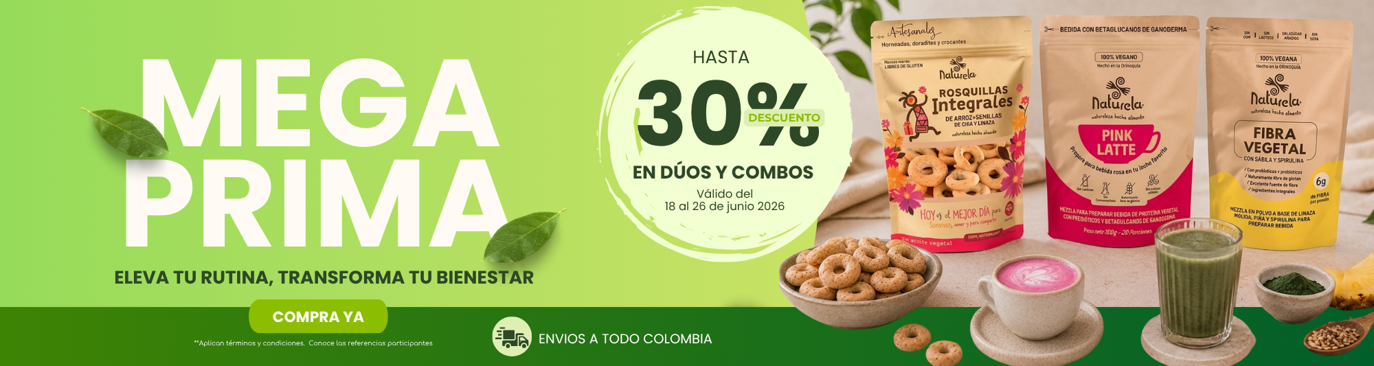 Mega Prima Naturela: Hasta 30% OFF en lo mejor de la natural