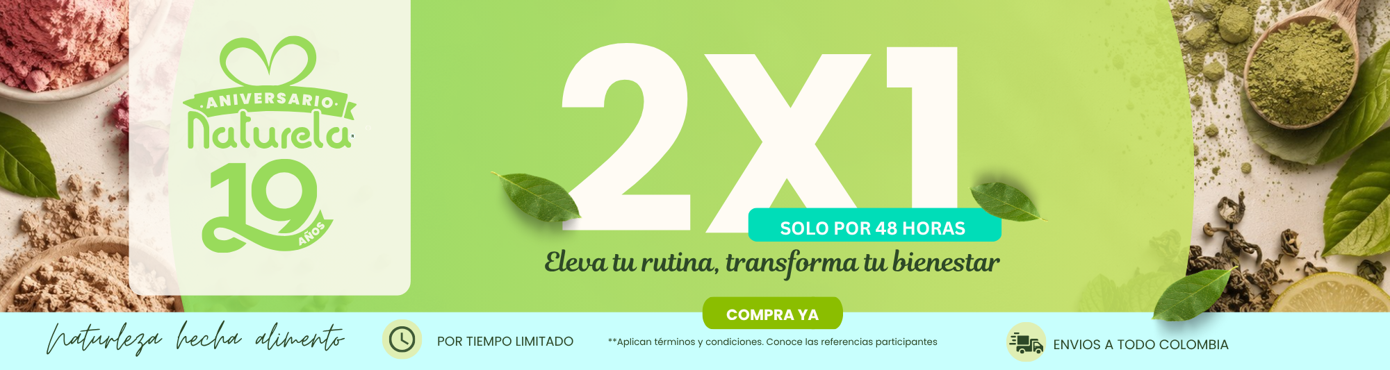 Aniversario 2x1 en Productos Seleccionados