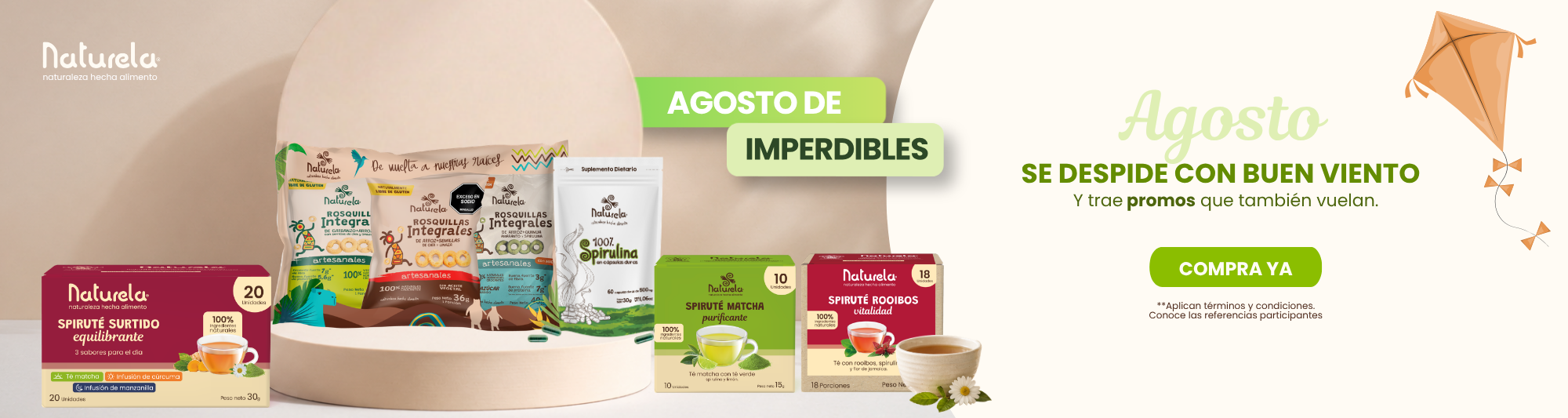 🪁 Agosto se despide con buen viento… y promos