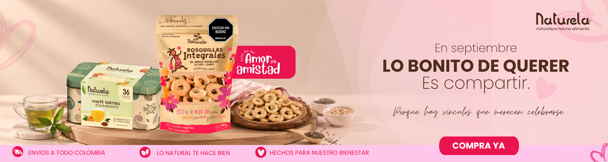 LO BONITO DE QUERER ES COMPARTIR