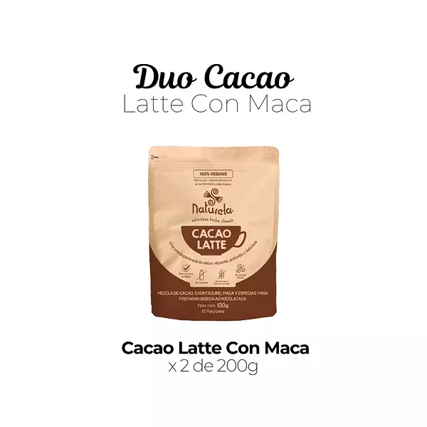 Duo Cacao Latte Con Maca
