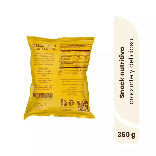 Snack Arroz Queso & Semillas