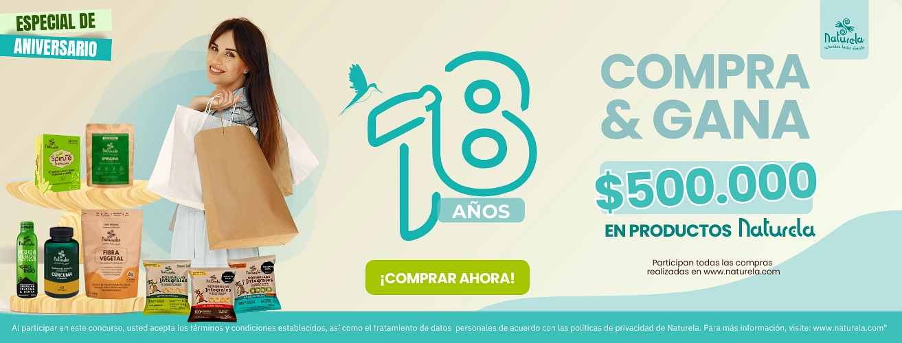 Concurso Celebra nuestro aniversario con NATURELA