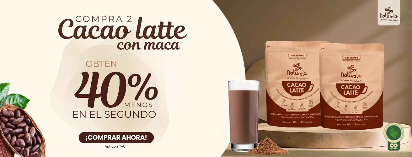Dúo Cacao Latte con 20% OFF