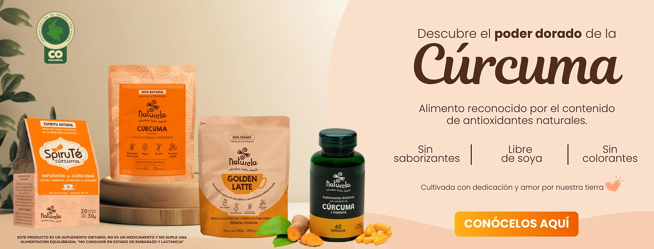  Cúrcuma Naturela:  El poder de la raíz dorada