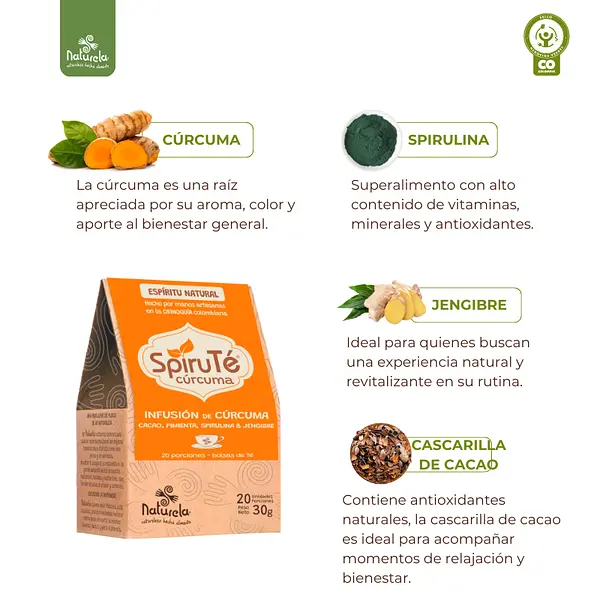 Spiruté Cúrcuma