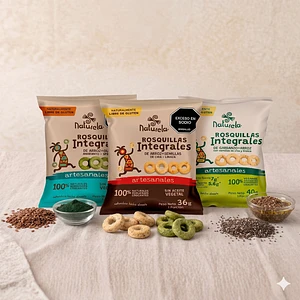 Snacks Horneados Integrales y Saludables