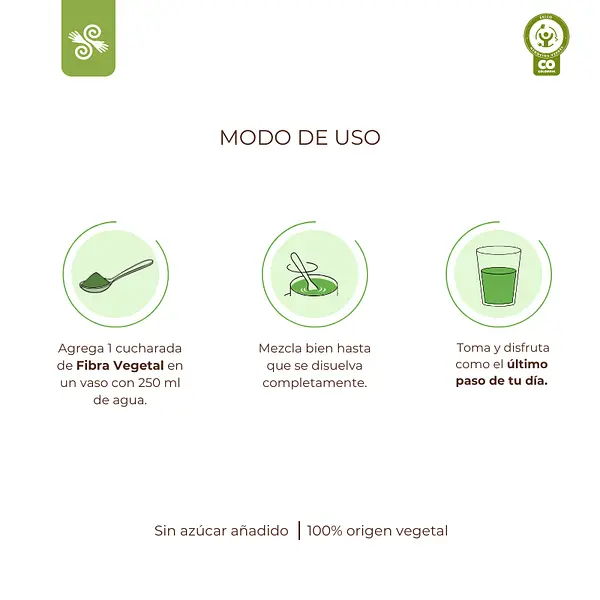 Fibra Vegetal Con Probióticos Y Prebióticos