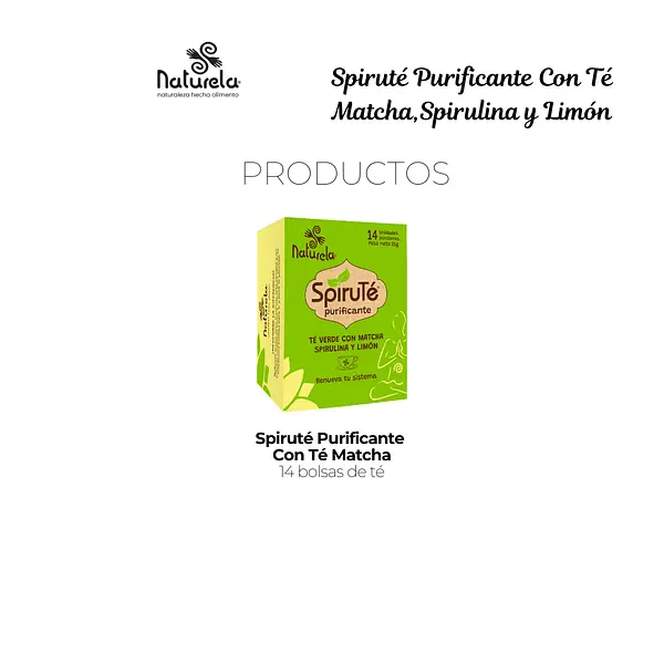 Pack X3 Spiruté Purificante Con Té Matcha