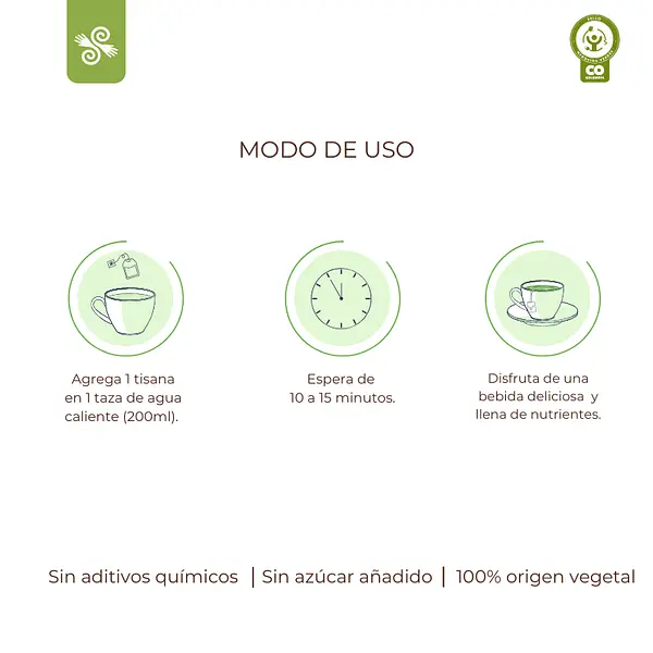 Spiruté Cúrcuma X 10 | Infusión Dorada Antioxidante