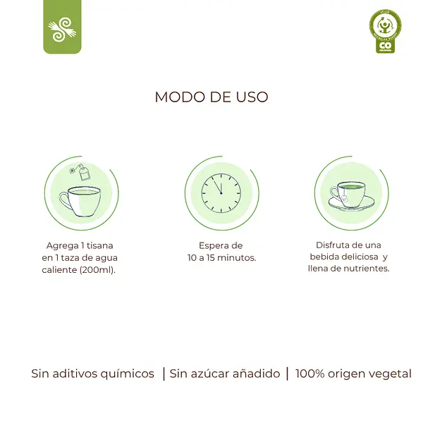 Spiruté Cúrcuma X 20 | Infusión Dorada Antioxidante