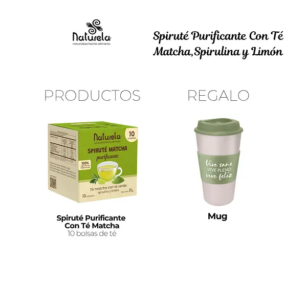 Pack X3 Spiruté Purificante Con Té Matcha
