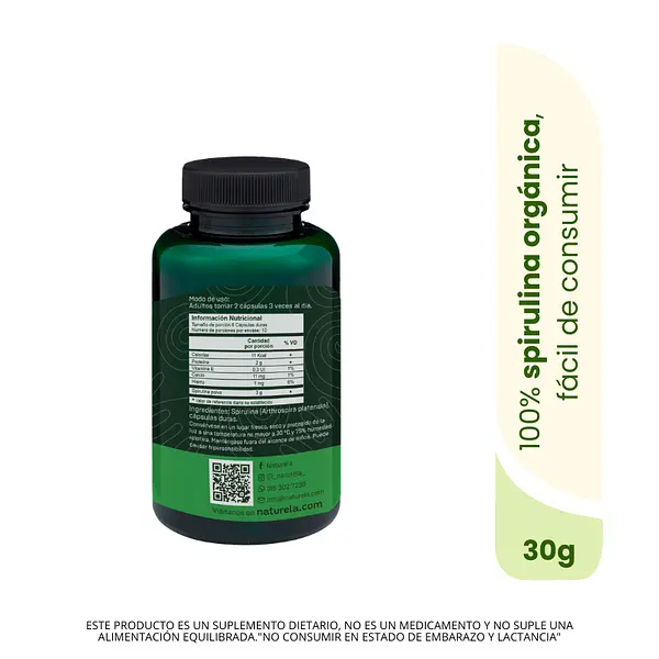 Cápsulas Spirulina / Espirulina