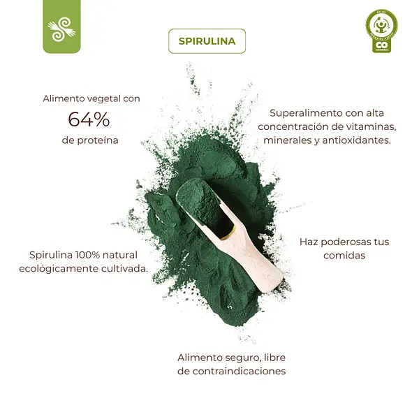 Spirulina / Espirulina Polvo | 100 Grs