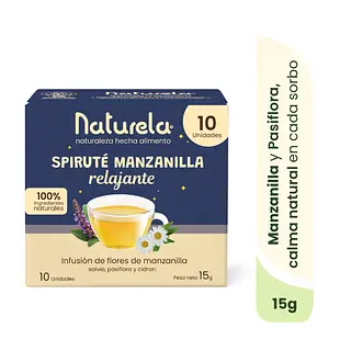 Spiruté Manzanilla Con Pasiflora, Cidrón Y Salvia Relajante
