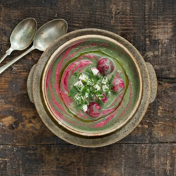 Crema de Remolacha con Spirulina
