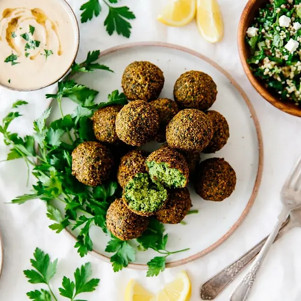 Falafel con Spirulina