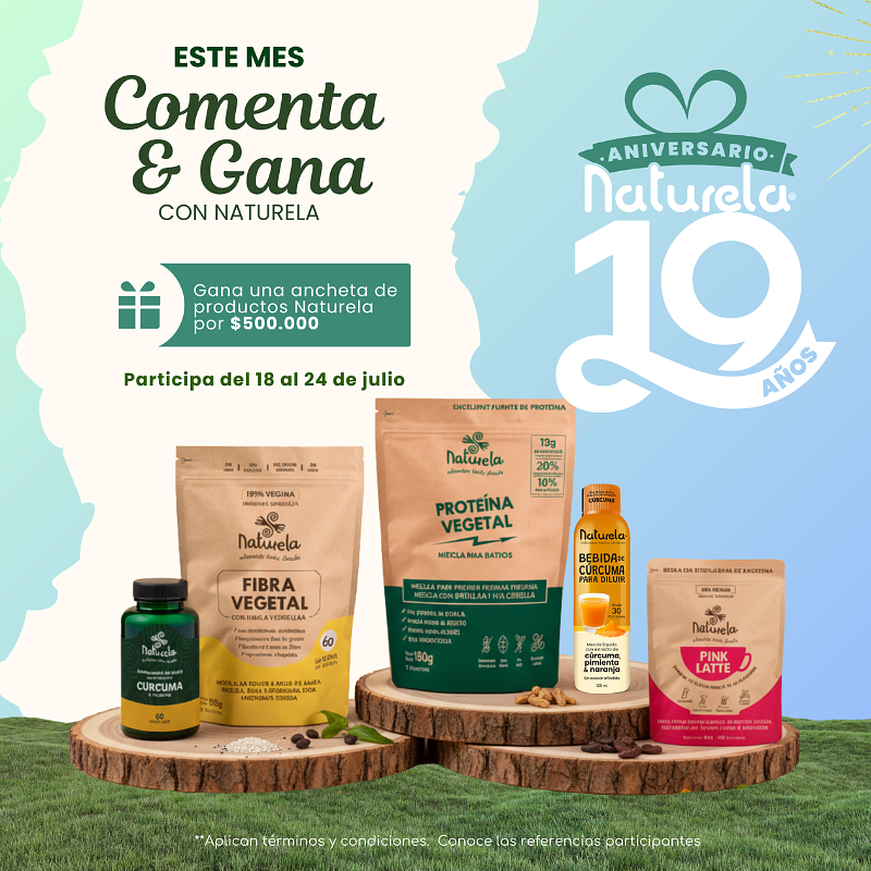 Concurso “Comenta y Gana Aniversario Naturela "T y C