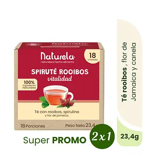 Spiruté Rooibos Con Spirulina Y Flor De Jamaica