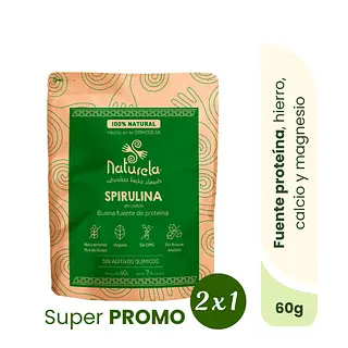 Spirulina / Espirulina Polvo | 60 Grs