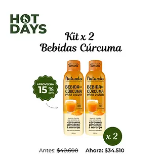 Kit X 2 Bebidas Cúrcuma