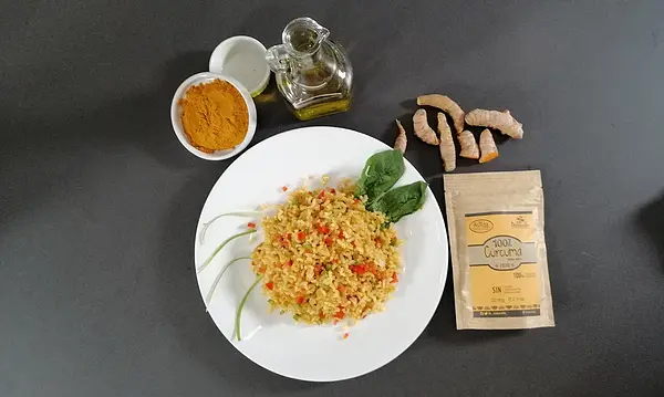 Arroz con Cúrcuma