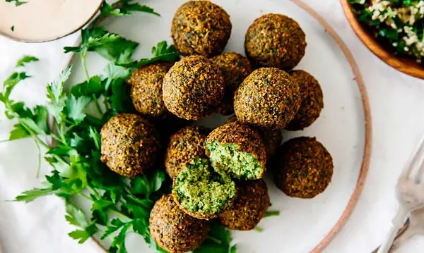 Falafel con Spirulina