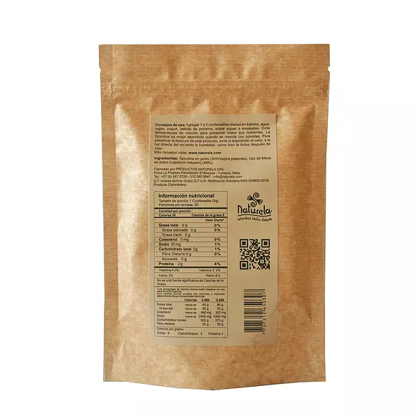 Mix Spirulina + Maca Polvo